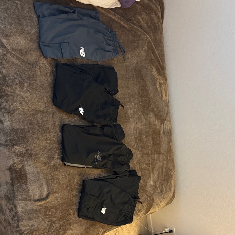 New Balance Black and Gray Shorts Collection